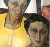 KATRAKI V., SELF-PORTRAIT OIL ON CANVAS 51 X 39 CM PRIVATE COLLECTIONKATRAKI V., SELF-PORTRAIT OIL ON CANVAS 51 X 39 CM PRIVATE COLLECTION